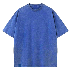 Hot Selling High Quality Acid <b>Washed</b> T-Shirt Women Summer Casual Vintage Streetwear 100% Cotton Eco-Friendly Breathable - Product Image 6