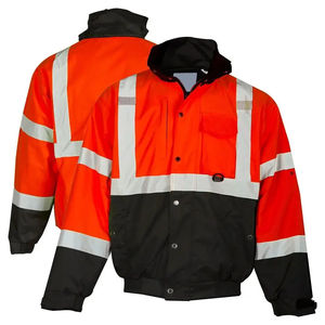 Chaqueta de Seguridad Reflectante de Alta Visibilidad con Bolsillos y Cremallera, Chaqueta de Trabajo Unisex, Ropa Reflectante - Product Image 6