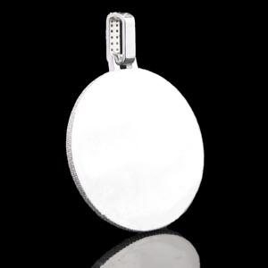 Pendentif Moissanite de Luxe Personnalisé en Acier Inoxydable avec Cadran à Chiffres Romains et Boîtier Octogonal Style Hip Hop, avec Chaîne Entièrement Sertie de Pierres - Product Image 3