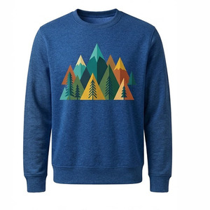 Sweat-shirt à capuche pour homme imprimé sur mesure, en polaire Spandex/Polyester, coupe oversize, style streetwear décontracté, pull éco-responsable coupe-vent 370g - Product Image 2