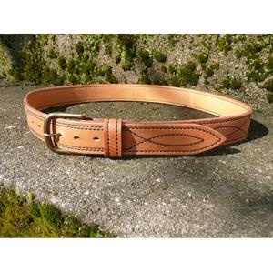 Cinturones de Cuero Genuino de Diseño Sólido con Hebilla de Latón, Resistentes al Agua, Ecológicos, Longitud Personalizada, Cinturón Duradero para Hombre - Product Image 6