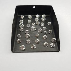 Diamantes sintéticos sueltos de corte redondo brillante cultivado en laboratorio 0,8-2,0mm Claridad S1 con certificación CVD/HPHT IGI - Product Image 1