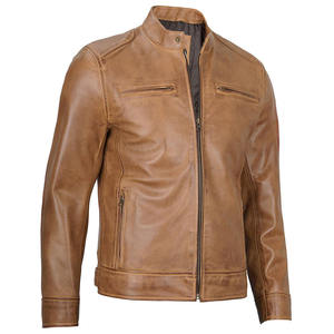Top Quality Leather Jacket for Men Best Price Leather Jacket for Men Wholesale Fashion Custom Leather Jacket - Product Image 4