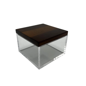Caja de Dulces PearlTimber Aura, Organizador de Dulces de Acrílico con Incrustaciones de Madera y Madreperla Hecho a Mano para Decoración de Ramadán Iftar y Eid - Product Image 4