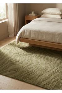 Indian Export Quality Logo Woven Wool <b>Carpet</b> Rug Anti-Slip Geometric Thick Non-Shedding Indoor Flooring for Bedroom & Playroom - Product Image 6