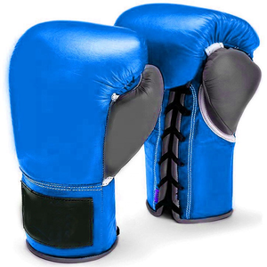 Gants de boxe en cuir PU personnalisables (couleur et logo) pour Muay Thai, Kickboxing, MMA, Sparring et Entraînement – Modèle à lacets - Product Image 4