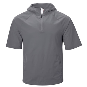 Veste de baseball personnalisée respirante, anti-humidité, hydrofuge, avec fermeture éclair quart de tour et bas réglable, avec option OEM - Product Image 1