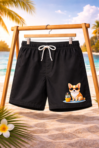 Shorts de Playa Personalizados para Hombre con Diseño de Perro Adorable – Bañadores de Verano de Secado Rápido – Fabricante Mayorista OEM de Shorts de Baño - Product Image 4
