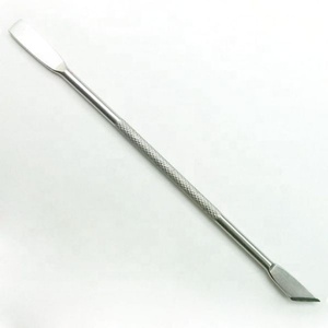 Pousse-cuticules professionnel en acier inoxydable, finition argentée, double extrémité, lame tranchante, outils de manucure - Product Image 4