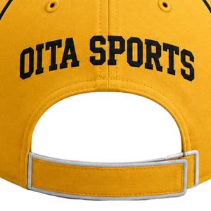 Casquette de cricket gris-jaune réglable, chapeau de sport respirant, accessoires de cricket d'extérieur, couvre-chef d'équipe, vêtements athlétiques décontractés - Product Image 6