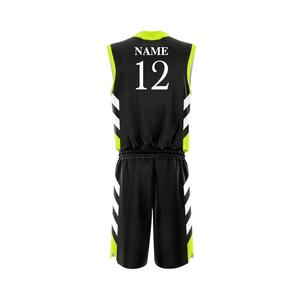 Conjunto de Camiseta y Pantalones Cortos de Baloncesto Personalizados al por Mayor – Uniforme de Equipo Transpirable con Impresión de Logotipo y Diseño Sublimado - Product Image 3