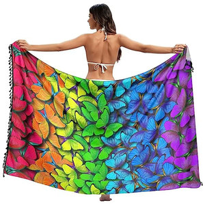 Women <b>Beach</b> Sarong Cover Up Lightweight <b>Wrap</b> Skirt Swimwear Cover Up Summer Vacation Resort Wear Sarongs For Ladies - Product Image 1