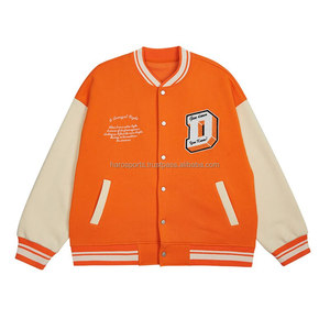 Veste de baseball pour homme HARO SPORTS, logo personnalisé brodé, noire, pour couple, 100% laine, séchage rapide et respirante, style universitaire - Product Image 3