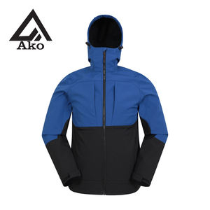 Chaquetas de invierno para hombre con capucha, impermeables, cortavientos, para senderismo, con logotipo personalizado de la empresa, de AKO. - Product Image 1