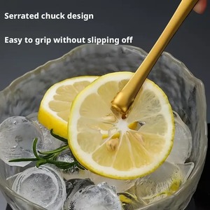 Premium Stainless Steel Ice <b>Tongs</b> Modern Ice Bucket <b>Serving</b> Tool Elegant Beverage Service Accessory - Product Image 5