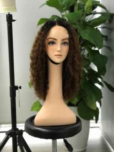 Perruque birmane bouclée avant en dentelle avec pour Ombre café 100% cuticule alignée Remy vierge Extensions de cheveux vietnamiens expédition rapide - Product Image 3