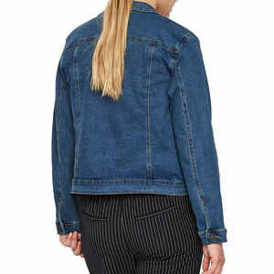 Veste en jean pour femme de qualité supérieure, prix d'usine OEM ODM personnalisé, veste décontractée douce, durable et confortable, fournisseur - Product Image 4