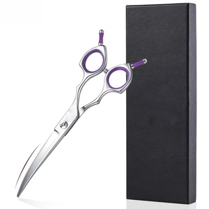 Tijeras Profesionales de Acero Inoxidable para Cabello, Punta Afilada, para Diestros, Mango Largo, para Uso en Salón de Belleza - Product Image 3