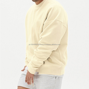 Sudadera con capucha sólida con logotipo personalizado, ropa informal de gran tamaño para hombre, cuello redondo, a prueba de viento, transpirable, informal, para correr, ropa - Product Image 2