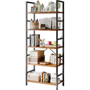 Étagère d'angle moderne à 5 niveaux pour garage, kit de rangement, CD et livres - Product Image 1