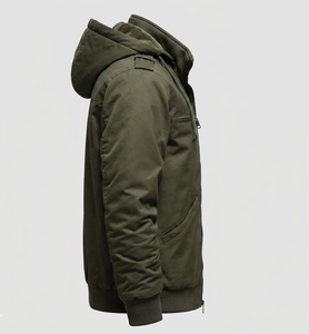 Men's Hooded <b>Fleece</b> <b>Jacket</b> Zipper Closure Street Wear Hoodie Manufacturer High Quality Zip up Hoodie Winter Men's Street Hoodies - Product Image 4