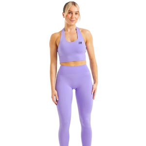 Women Halter Workout <b>Crop</b> <b>Top</b> Soft Comfortable Sleeveless Stretch Athletic Shirt Breathable Fitness Sportswear Wholesale - Product Image 1