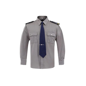 Nouvel arrivage : Ensemble uniforme de sécurité personnalisé (logo et taille) pour hommes – Chemise et pantalon cargo confortables – En vente - Product Image 3