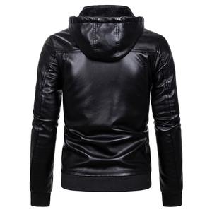 Veste en cuir pour homme, design personnalisé, vente en gros, haute qualité, veste en cuir tendance personnalisée - Product Image 2