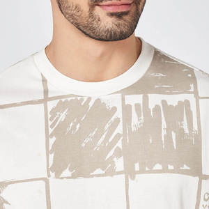 T-shirt Homme Personnalisé 100% Coton 220GSM Lourd Respirant Séchage Rapide Épaules Tombantes Col Rond Coupe Droite Décontracté Vierge - Product Image 6