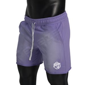 Oem Casual Baggy Sport Gym Ácido Lavado 100% Algodón Personalizado Hombres Impreso Sudor Baloncesto Tallas grandes Pantalones cortos para hombres - Product Image 1