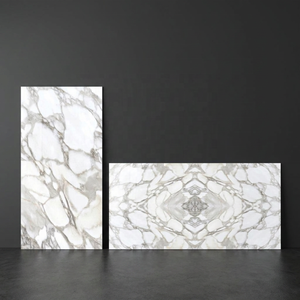 Azulejos de Porcelana Brillante con Aspecto de Mármol Natural Verde de 800x1600 mm para Paredes y Pisos de Hoteles, Diseño Cerámico con Apariencia de Piedra Italiana Beige - Product Image 4