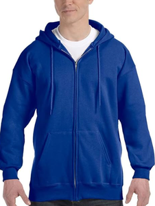 Vente directe d'usine en gros – Sweat à capuche zippé ultime pour homme 100 % coton de haute qualité avec fermeture éclair - Product Image 3