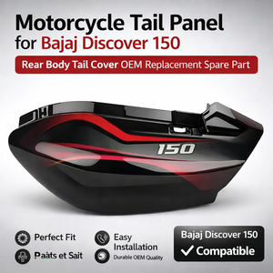 Panneau arrière de moto pour Bajaj Discover 150 |   Couverture arrière de carrosserie, pièce de rechange OEM - Product Image 2