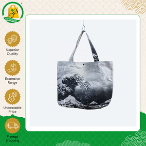 Sac à main en toile de coton imprimé, biodégradable, écologique, sans azo, de qualité supérieure, vendu en gros à bas prix - Product Image 2