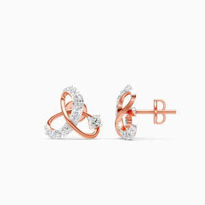 Pendientes de Diamante Cultivado en Laboratorio, Corte Brillante, Oro Sólido de 14K, Modernos para Mujer, Certificados por IGI, Perforados con Láser, Color Blanco D, E 3.196g - Product Image 2