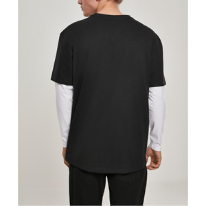 เสื้อยืดแขนสั้นขายส่ง สกรีนโลโก้ได้ ผ้าฝ้ายสองชั้น ทรงโอเวอร์ไซส์ กันยับ 220gsm เป็นมิตรกับสิ่งแวดล้อม แห้งเร็ว สวมใส่สบาย - Product Image 4