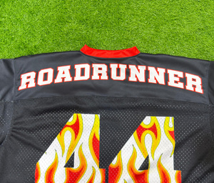 Custom Breathable Lightweight V-neck Short Sleeve Unisex Front Regular Fit 100% Polyester Sublimation <b>Mesh</b> Jersey Soccer Wear - Product Image 3