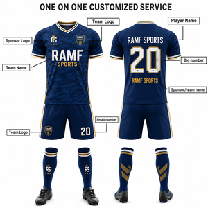 เสื้อฟุตบอลกางเกงขาสั้นดีไซน์ของคุณเอง - Product Image 1