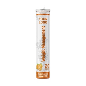 Comprimés effervescents aromatisés pour la gestion du poids chez l'adulte, origine Gujarat - Complément de santé certifié GMP, augmente la combustion des graisses - Product Image 1