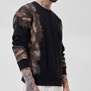 Sudadera de Cuello Redondo para Hombre, Personalizada con Logotipo, 100% Algodón, 400 g/m², Gruesa, de Color Sólido, para Invierno, Talla Grande, Diseño Tie Dye, Precio Bajo - Product Image 4