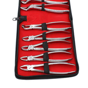 Kit de 10 forceps d'extraction dentaire pour adultes en acier, pour extraction chirurgicale des dents, outils dentaires certifiés CE par Grip Surgical - Product Image 3