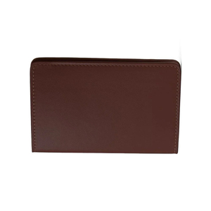 Nouveauté Portefeuille de voyage en cuir véritable écologique unisexe ouvert et portable avec logo personnalisé - Product Image 1