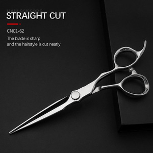 7.5 Inch Mini Japanese 440C Barber <b>Beard</b> Nose Hair Shears Small <b>Scissors</b> Stainless Steel Professional Beauty Salon Use - Product Image 4
