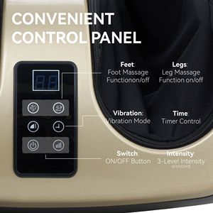 Massaggiatore per Piedi Silenzioso e Sicuro con Regolazione Multi-Livello, Terapia Intelligente di Agopressione e Meridiani - Product Image 5