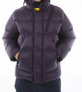Blouson matelassé à capuche vert olive pour homme, fermeture éclair, coupe-vent, rembourrage épais en duvet, vêtement d'extérieur décontracté d'hiver, manches classiques - Product Image 5
