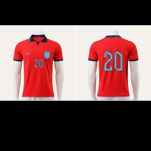 ชุดเสื้อฟุตบอลผู้ชาย โพลีเอสเตอร์ 100% พิมพ์ลายแบบ Sublimation เต็มตัว พร้อมกางเกงขาสั้น ชุดเยาวชน สีแดง ชุดยูนิฟอร์มแบบกำหนดเองได้ - Product Image 2
