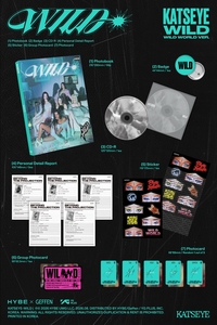 KATSEYE [WILD] Álbum de Música Kpop en CD, Versiones Wild World y Wild Heart con Fotocard y Pegatina (Coreano para Todas las Edades) - Product Image 5