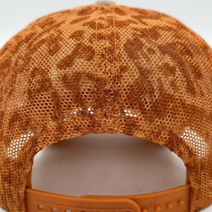 Casquette Trucker en Maille Camouflage Orange Personnalisée, Casquette Snapback 5 Panneaux Respirante et Ajustable, Chapeau de Baseball Décontracté pour l'Extérieur - Product Image 6