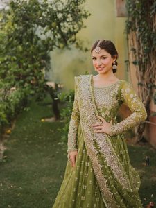 Lehenga Choli Tradicional de Seda para Mujer, Vestido de Boda Reversible Hasta el Suelo, Ropa Étnica India y Pakistaní, Bordado Multicolor - Product Image 2