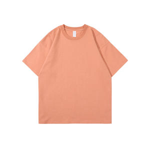 Camiseta Holgada para Hombre, 280 g/m², Talla Grande, Personalizable, Ropa Deportiva, Lisa, Casual, Negra y Blanca con Patrón Sólido - Product Image 4